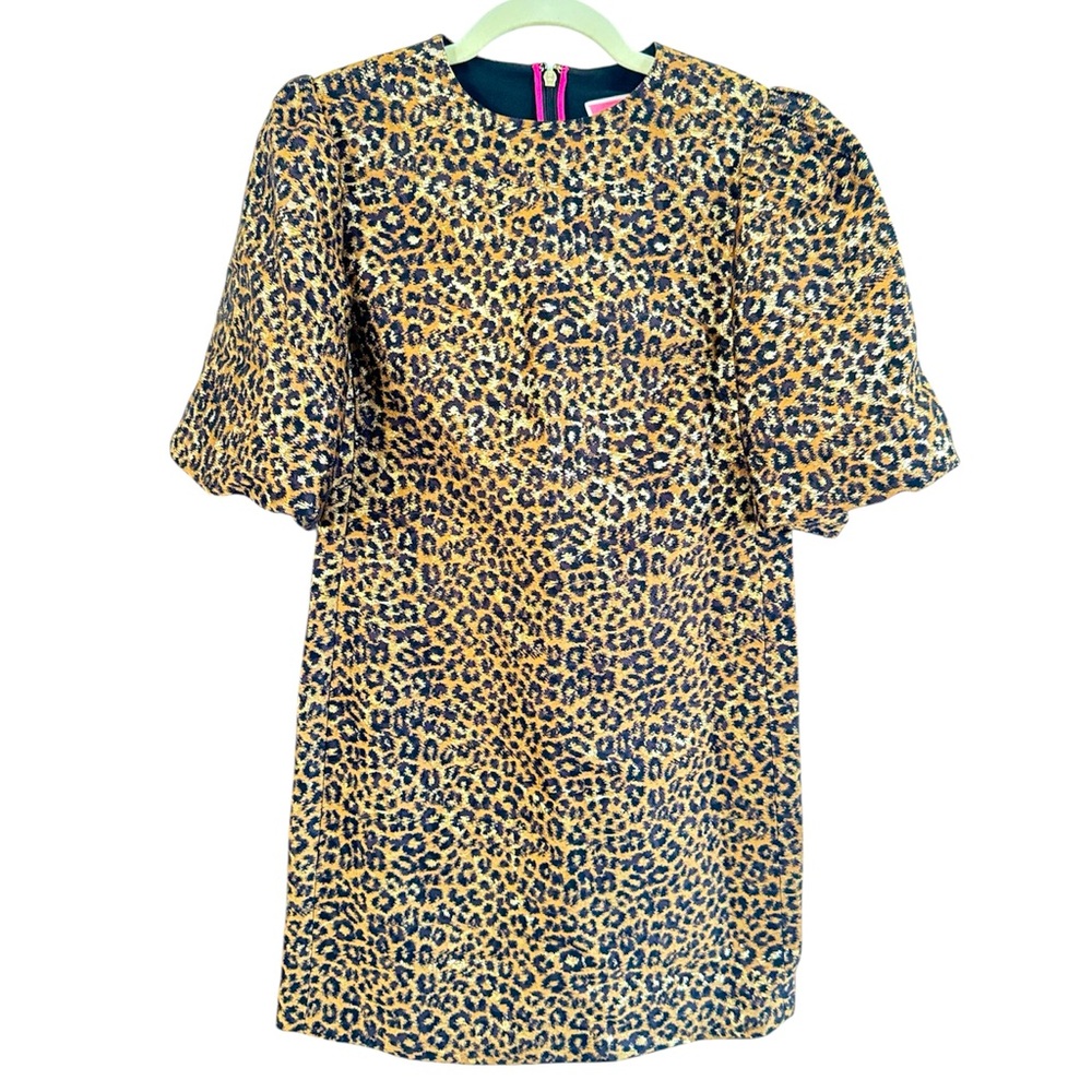 Kate Spade Black and Gold Patterned Dress